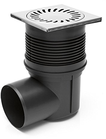 DN75 Bodenablauf Edelstahl Siphon