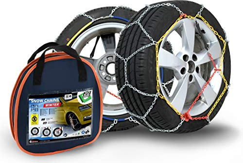 COMPASS Schneeketten Winter für Reifen 225/65 R17 ÖNORM, TÜV geprüft (x130) 1 Paar