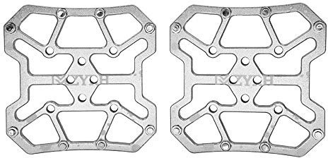 Lixada MTB Mountainbike Klickpedal Plattform Adapter für SPD für KEO (Silber)