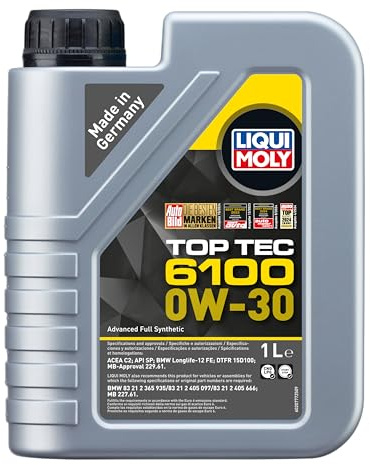 LIQUI MOLY Top Tec 6100 0W-30 | 1 L | Synthesis technology motor oil | SKU: 20777