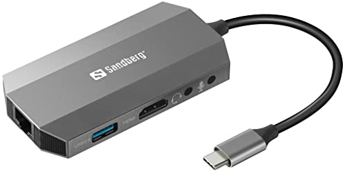 Sandberg USB C 6 in1 Reisedock