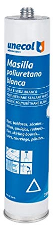Mastic en polyuréthane blanc Unecol.