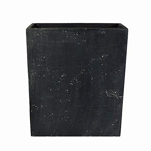 köhko® Pot de fleurs en fièvre - Pour l'intérieur et l'extérieur - 65 x 30 x 80 cm - Gris foncé