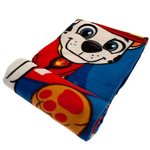 Brandmac Paw Patrol XL Kuscheldecke 170 x 130cm Fleecedecke mit Chase Marshall und Skye