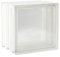 2 Stück Fuchs Design Glassteine Vollsicht Klar 19x19x15 cm - F60 (Brandschutz)
