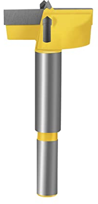 Meccion Broca Forstner Fresadora para Carpintería, Sierra de Corona de Carburo Excelente para Hacer Agujeros Ciegos o Pasantes en Madera,Largo 40mm