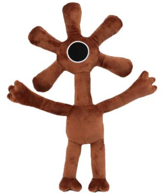 Rainbow Friends Peluche,Rainbow Friends Peluche,Kids Party Favors Regali per Halloween Ringraziamento Natale (Brown)