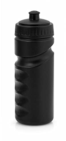 Generico Gourde de sport de 500 ml avec bouchon de sport de course de vélo pour boissons (noir)