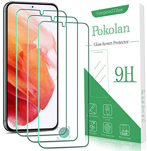 Pokolan 3 Unidades Protector Pantalla para Samsung Galaxy S23 Plus Cristal Templado, Dureza 9H, 0.33 mm Ultra Transparente, Sin Burbujas, Antihuellas, Ultra Resistente