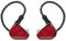 Fanmusic Crinacle ZeroRed Dual Dynamic Drivers Cuffie in-ear 0 78 cavo a 2 pin Taglia unica Rosso