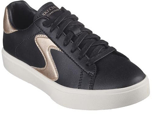 Skechers Women's Eden LX Beaming Glory Sneaker, Or Rose Noir., 41 EU