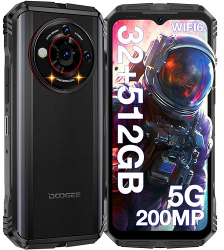 DOOGEE V30 PRO Rugged Smartphone 2024, 32GB+512GB Smartphone Rugged 5G, 6.58'' FHD+120Hz Android 13 Telefono Indistruttibile,10800mAh 33W, 200MP Cellulare Rugged, WiFi6/ Dual SIM/NFC/GPS /IP69K/IP68