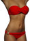 pvucpot Costume da Bagno Donna Due Pezzi Bikini Brasiliana Push Up Beachwear a Fascia con Ferretto e Spalline Regolabili Vita Bassa Perizoma Brasiliana Bikini Set Stampa Floreale bikini da donna