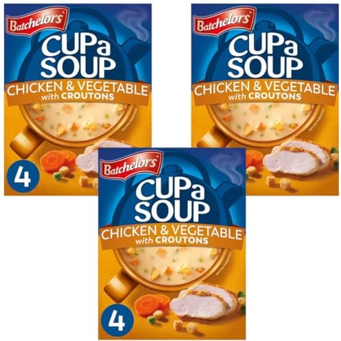 Cup Soup Bundle With Cup A Soup Chicken & Vegetable with Croutons 110g (3 Pack)