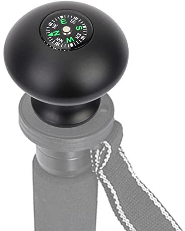 Tripod Monopod Ball Head Handle Grip Knob, Aluminum Alloy Pole Tripod Tripod Monopod Head Grip Knob with 1/4 to 3/8 Screw, for Outdoor Activity Hiking Camping