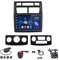 Android 13 Double Din Car Stereo touch screen car stereo for KIA Sportage 2007-2012 with Bluetooth GPS Navigation WiFi FM Radio USB/SWC Support Carplay&Android Auto+Reverse Camera(K-1(1G+32G))