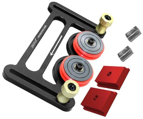 Federbretter mit Kugellager, Aluminiumlegierung, stoßfest, Kugellager, Federbrett, rostfreie Federbretter mit Neigungswinkel-Umlenkrolle für Tischsägen