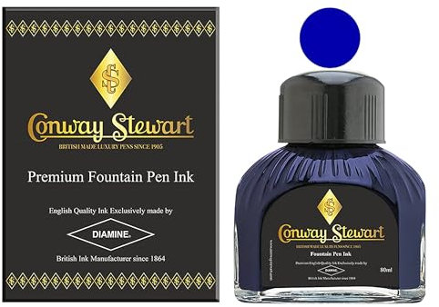 Conway Stewart Fountain Pen Bottle Ink - Sapphire Blue