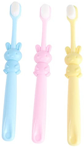 minkissy Brosses À Dents Pour Bébé Brosse À Dents Pour Garçons Et Filles Brosse À Dents Pour Enfants Brosse À Dents Manuelle À Poils Fins Pour Garçons Et Filles