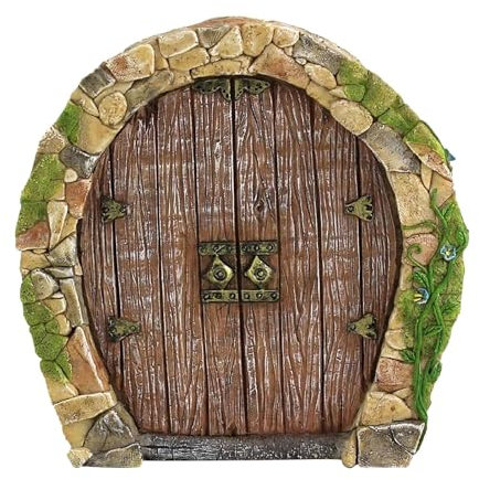 Miniatur-Feentür – Elfentor aus der Feenwelt, Garten im Freien, Heimdekoration | Kunstvolle Feengartentüren für Baum, Geburtstagsparty-Dekoration