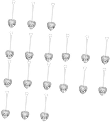 TOPBATHY 18 Piezas Cuchara De Té Cuchara Infusor De Té Filtro De Té Para La Oficina Almacenamiento De Té Té Más Empinado Infusor De Té Suelto Cucharas De Sopa Suministro De Fabricación De
