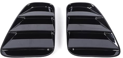 PIUGILH Geeignet für F@iat 500 2016–2025 Auto Rücklicht Trim Rahmen,Auto Hinten Lampe Abdeckung Trim Außen Zubehör,ABS Zierrahmen für Rückleuchten (Schwarz)