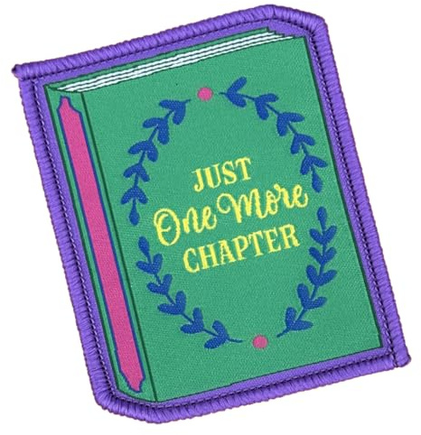 Pawprint Family | Just One More Chapter Sew on Patch | World Book Day Official Merchandise