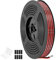 THUN-CT 1,32 mm² (16 AWG) Cavo silicone rosso e nero accoppiato, 5m, flessibile e resistente al calore, filo in rame stagnato, per strisce LED, 12V/24V DC, progetti elettrici e fai-da-te