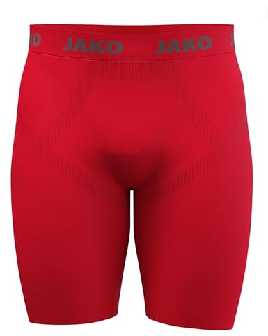 JAKO Unisex Short Tights Seamless, rot, S