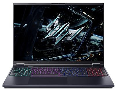 Acer Predator Helios Neo 16 AI PHN16-72, Ordenador Portátil Gaming 16, WQXGA IPS (Intel Core Ultra 7-255HX, 32 GB RAM, 2 TB SSD, GeForce RTX 5070, Windows 11 Home), Negro, QWERTY Español+3M Game Pass