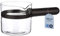 Anakel Home Pièce de rechange pour cafetière compatible avec cafetière express, carafe en verre universelle | verre, manche long, passe au micro-ondes, 200 ml