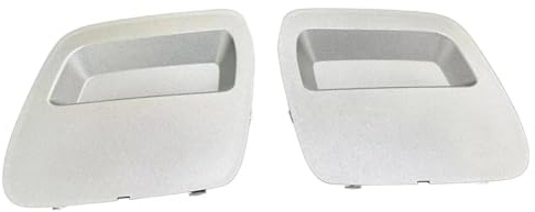 Für Dacia Für Duster 2018-2021 Front Stoßstange Tow Bar Auge Abdeckung 620721430R 620724861R 511802392R HCPAVEXT(Gray 1Set)