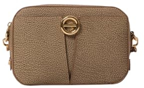 Borbonese Donna Borsa A Tracolla 910101360098 Poliuretano Marrone Chiaro Taglia Unica