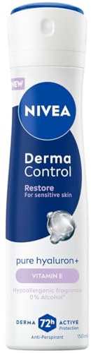 6er Pack - NIVEA Women Deospray, Antitranspirant, bis zu 72 Stunden Schutz – Derma Control Restore – 150ml