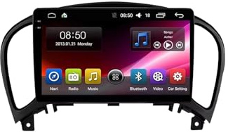 Touchscreen per Nissan JUKE 2010-2014 9 Pollici Android 15 Car Radio con Wireless Carplay Android Auto Per, 4 core 2G+64G