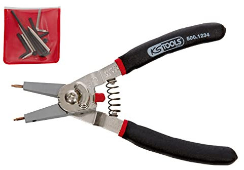 KS TOOLS 500.1234-1 - Jeu de Pointes Interchangeables pour 500.1234 - Pour Pince Circlips Hitech