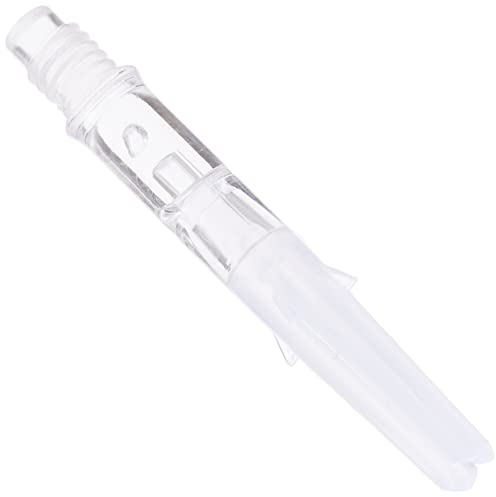 PerfectDarts 1 Set L Style L-Shaft Silent Spinners Straight Dart Stems Short 190 Clear