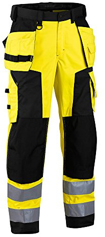 Blaklader 15672517 Hochwertige Softshell-Arbeitshose, gelb/ schwarz, grootte D100