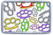 Knuckle Duster Pattern - Small Plastic Fridge Magnet