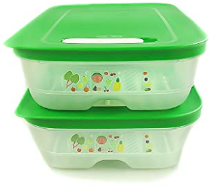 TUPPERWARE Kühlschrank 1,8 L grün (2) KlimaOase flach PrimaKlima Klimakönig