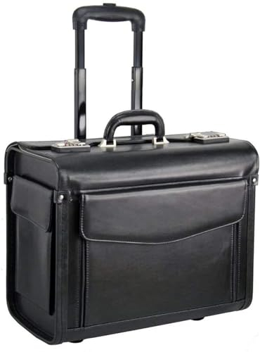 Pilotenkoffer Trolley Leder 45 cm Business&Travel