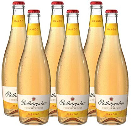 Rotkäppchen Fruchtsecco Mango (6 x 0,75l) - Die prickelnde Alternative mit dem fruchtig-sanften Charakter.