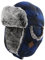 Comhats Winter Unisex warme Fliegermütze weiche Trappermütze mit Kunstfell Herren Blau L