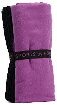 Gözze - Saugstarkes Sporthandtuch, Superweich, Kunstfaser, 70 x 140 cm - Lila