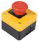 660v 10a caja de control botón pulsador bloqueo apagado botón interruptor emergencia plástico metal carcasa roja seta firmar parada emergencia botón pulsador estación interruptor