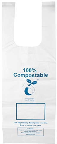 KitchenCraft Natural Elements Freezer Bags / Food Bags for Fridge Storage, 15 x 40 cm (Pack of 30)