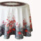 KAMACA Tischdecke mit hochwertigem Druck-Motiv Küche Esstisch Eyecatcher Herbst Winter Weihnachten (Elch mit roter Nase 150 rund)