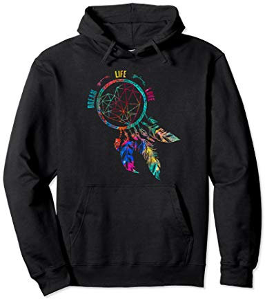Dream.Life.Love I Dreamcatcher Liebe das Leben Pullover Hoodie