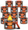 Luminar Resealable-Wick Chafing Fuel Cans, 12 Pack, 4 Hour - Premium Quality Burners for Food Warmers - No More Spills, Waste, or Hassle - Perfect for Convenient, and Long-Lasting Event Catering