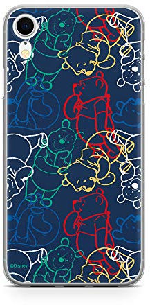 ERT GROUP mobile phone case for Apple Iphone XR original and officially Licensed Disney pattern Winnie the Pooh and friends 007 optimally adapted to the shape of the mobile phone, case made of TPU